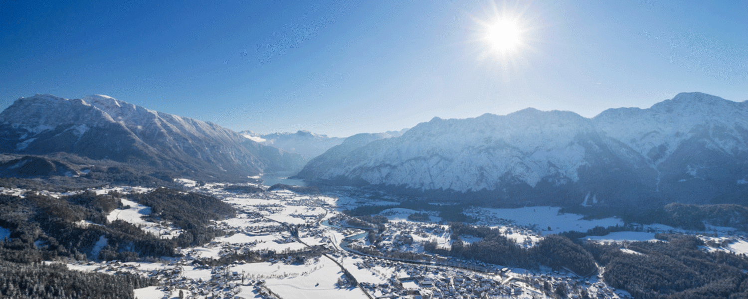 Traumhafter Blick auf die Berglandschaft von Bad Gaoisern im Salzkammergut
