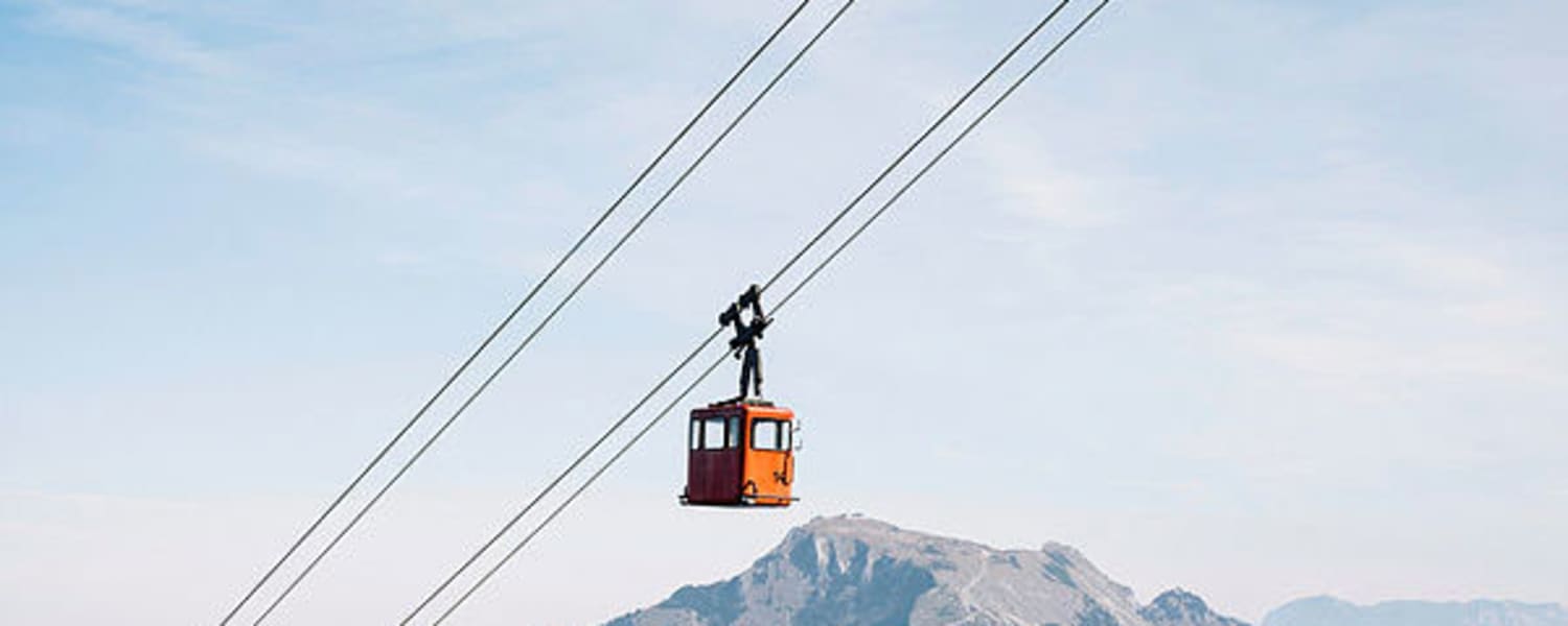 Salzkammergut: Gondel am Wolfgangsee