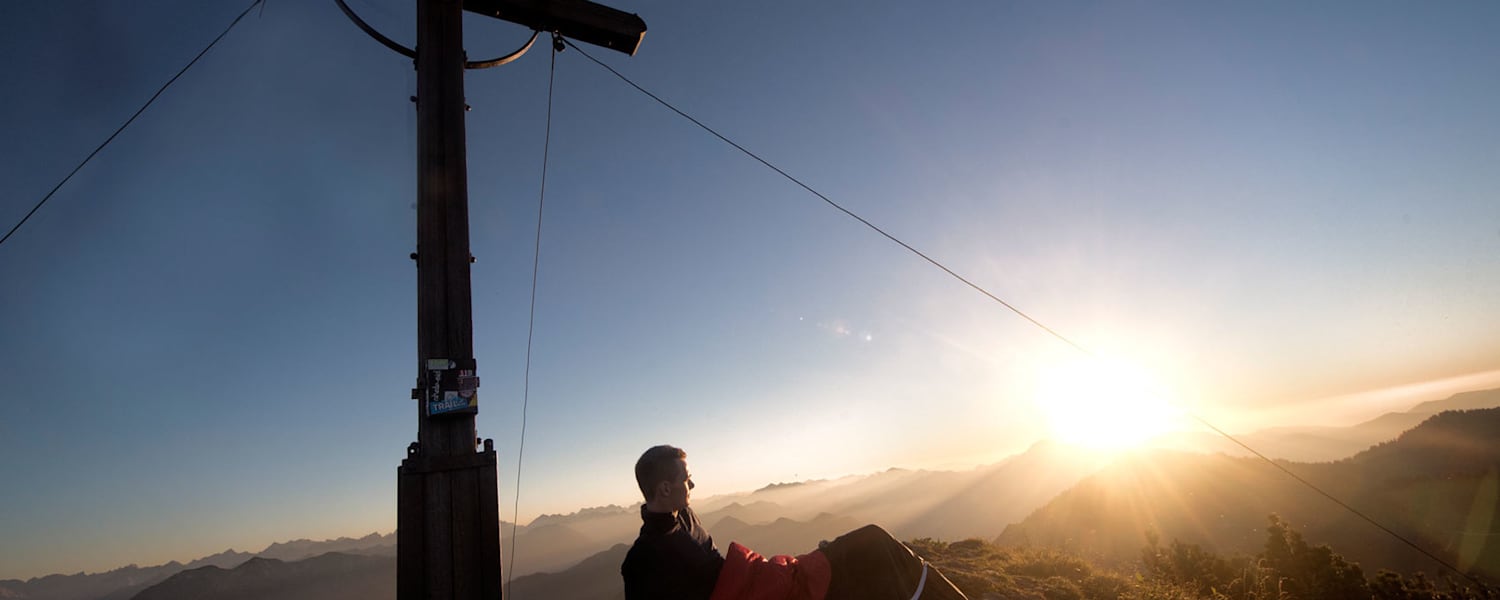 Biwakieren am Gipfel: Mit dem Grüezi Bag-Schlafsack