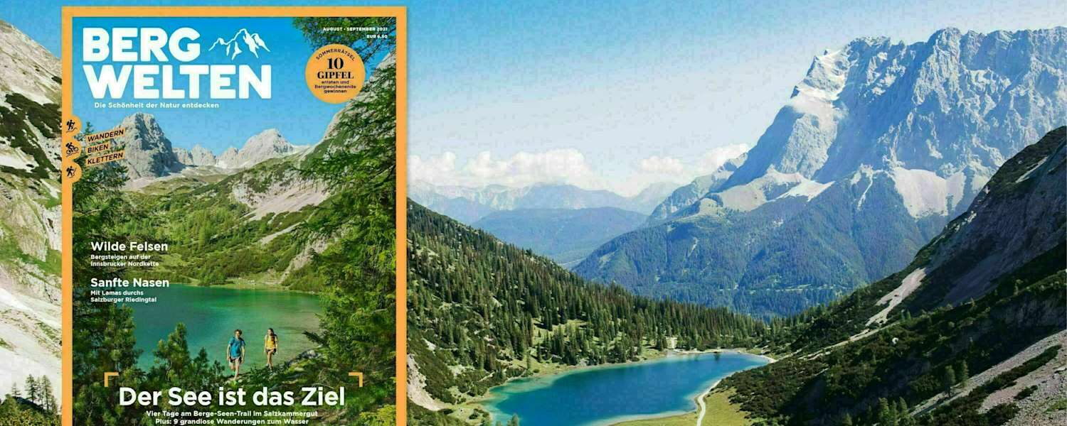 Das neue Bergwelten Magazin August/September 2021
