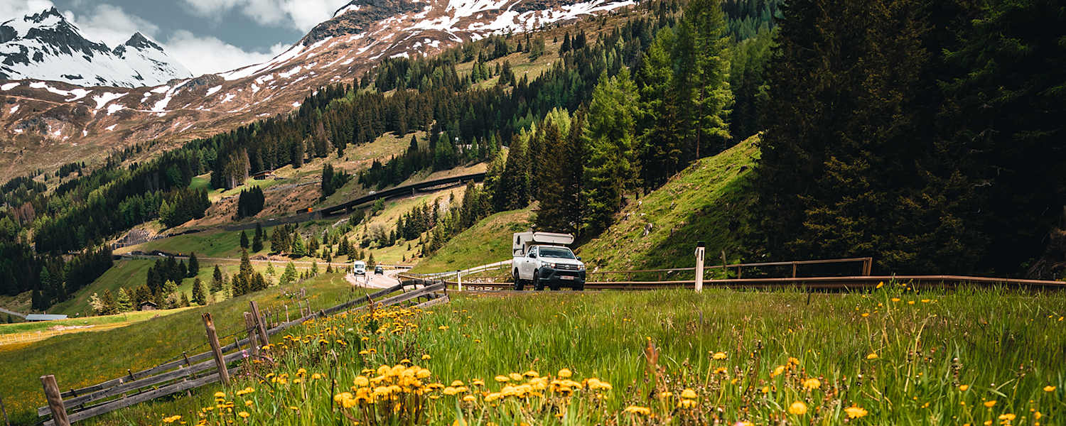 Felbertauernstraße, Bergkulisse
