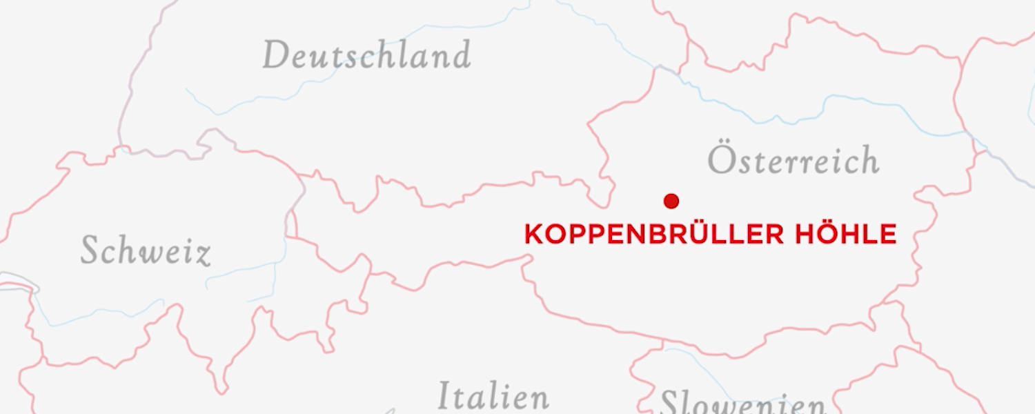Landkarte Koppenbrüllerhöhle