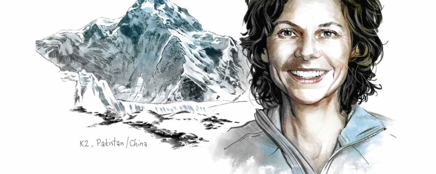 Gerlinde Kaltenbrunner und der K2 (Pakistan/China)