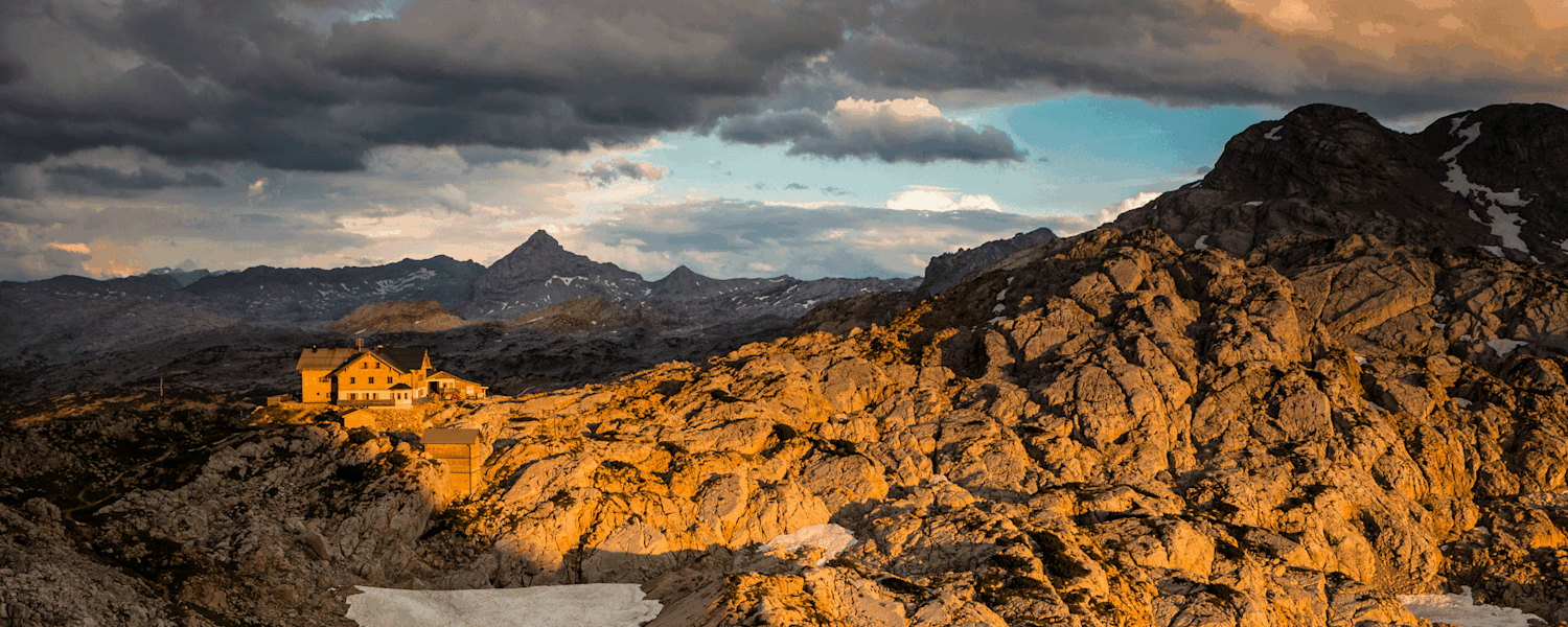 Ingolstädter Haus in den Berchtesgadener Alpen in Salzburg