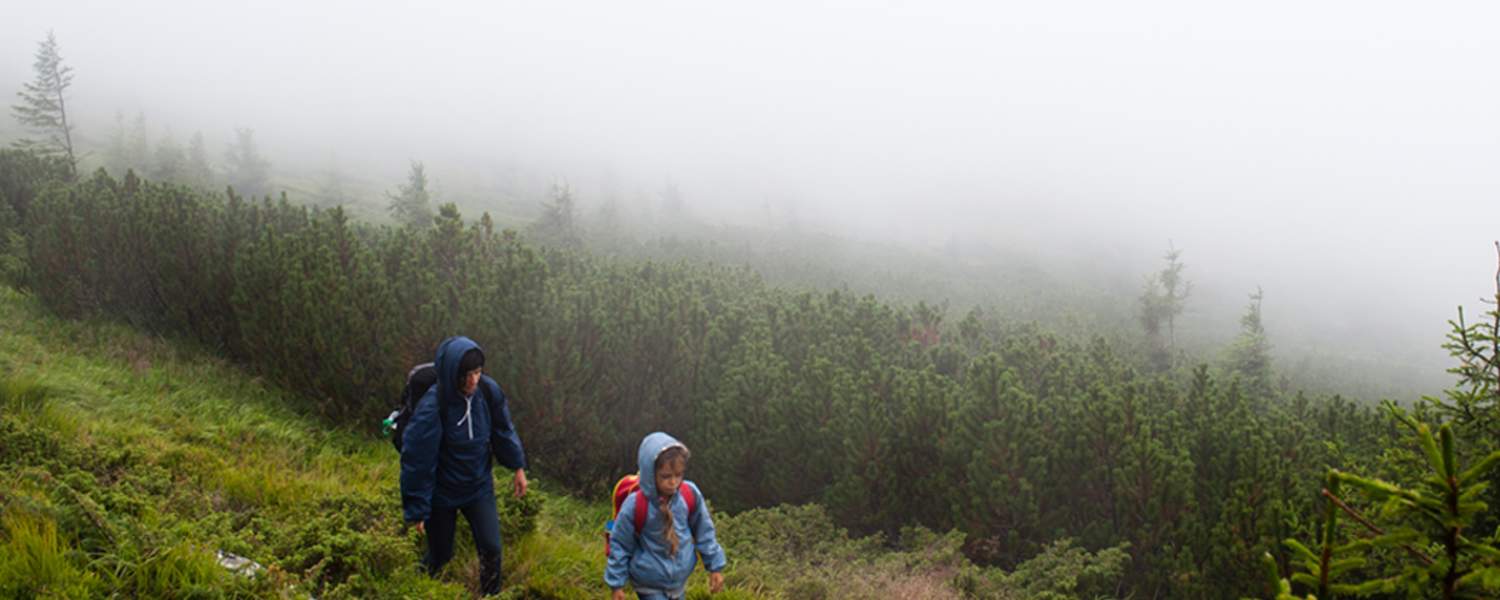 Wandern mit Kindern Wetter