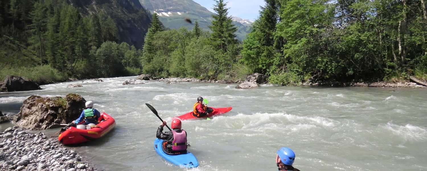 Kajaktour am oberen Lech.