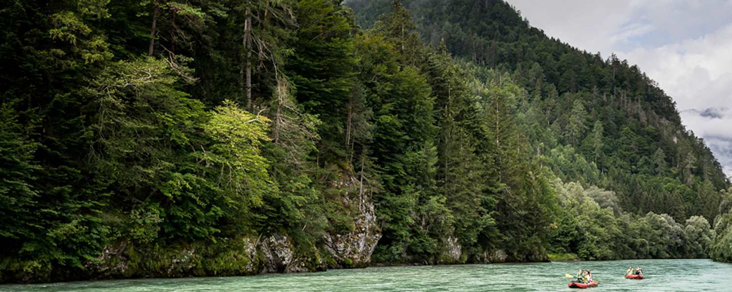 Kanuwandern an der Drau  