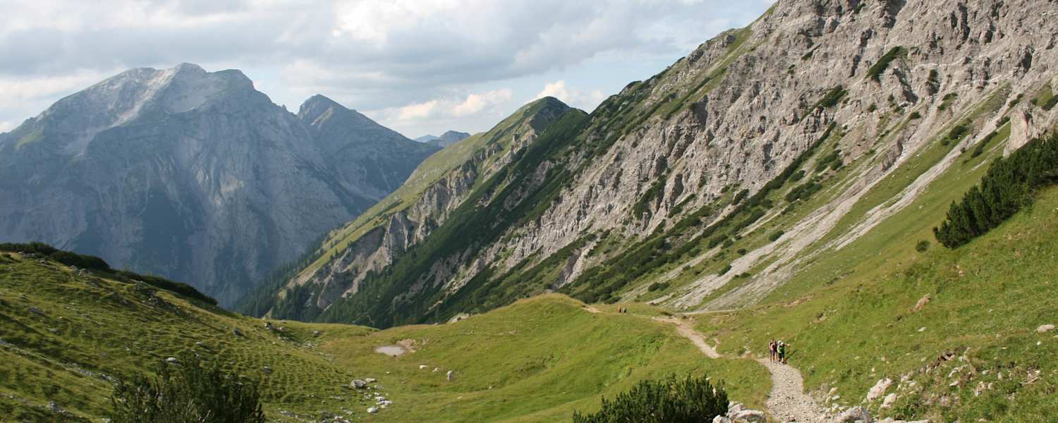 Etappe 10 des Adlerweges führt durch das Karwendel.