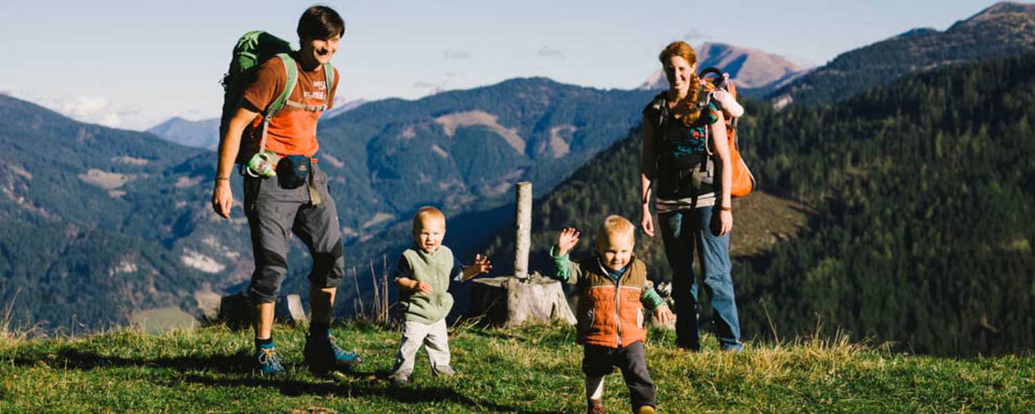 Kinder am Berg: Wandern mit der Familie
