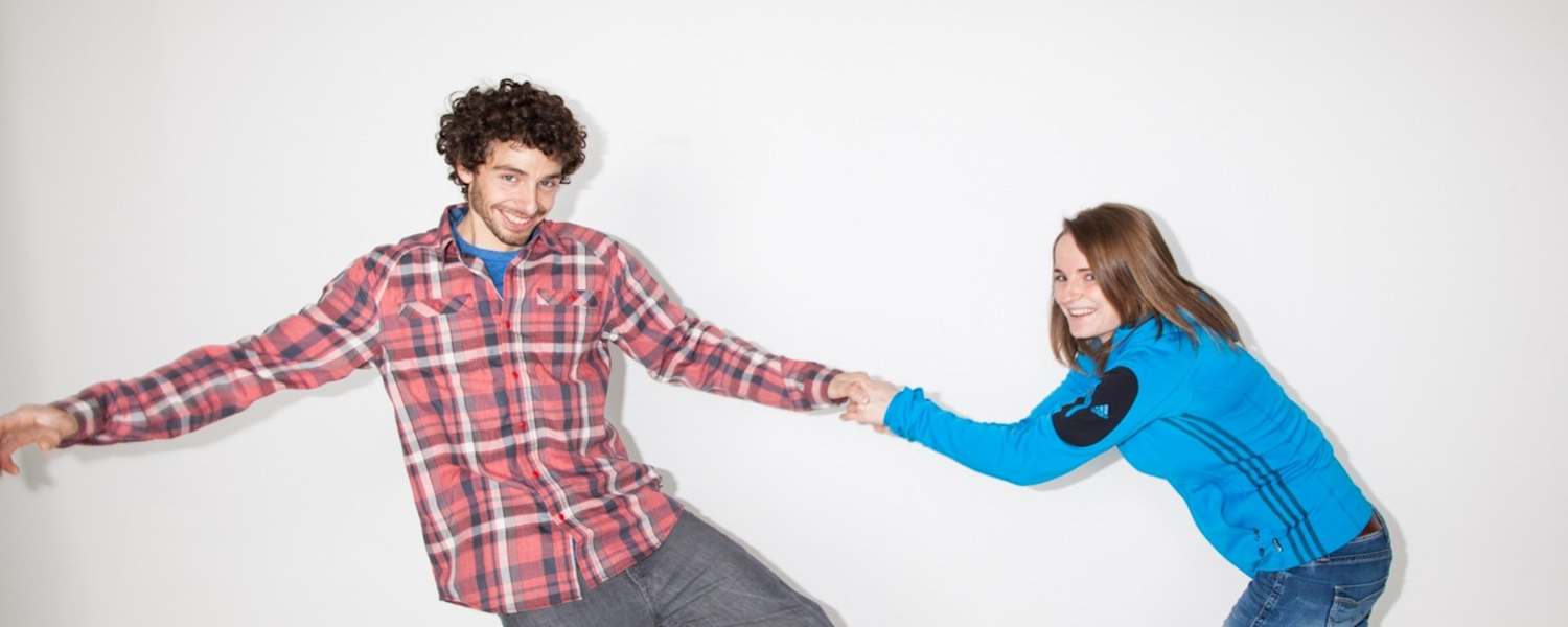 Barbara Zangerl und Jacopo Larcher