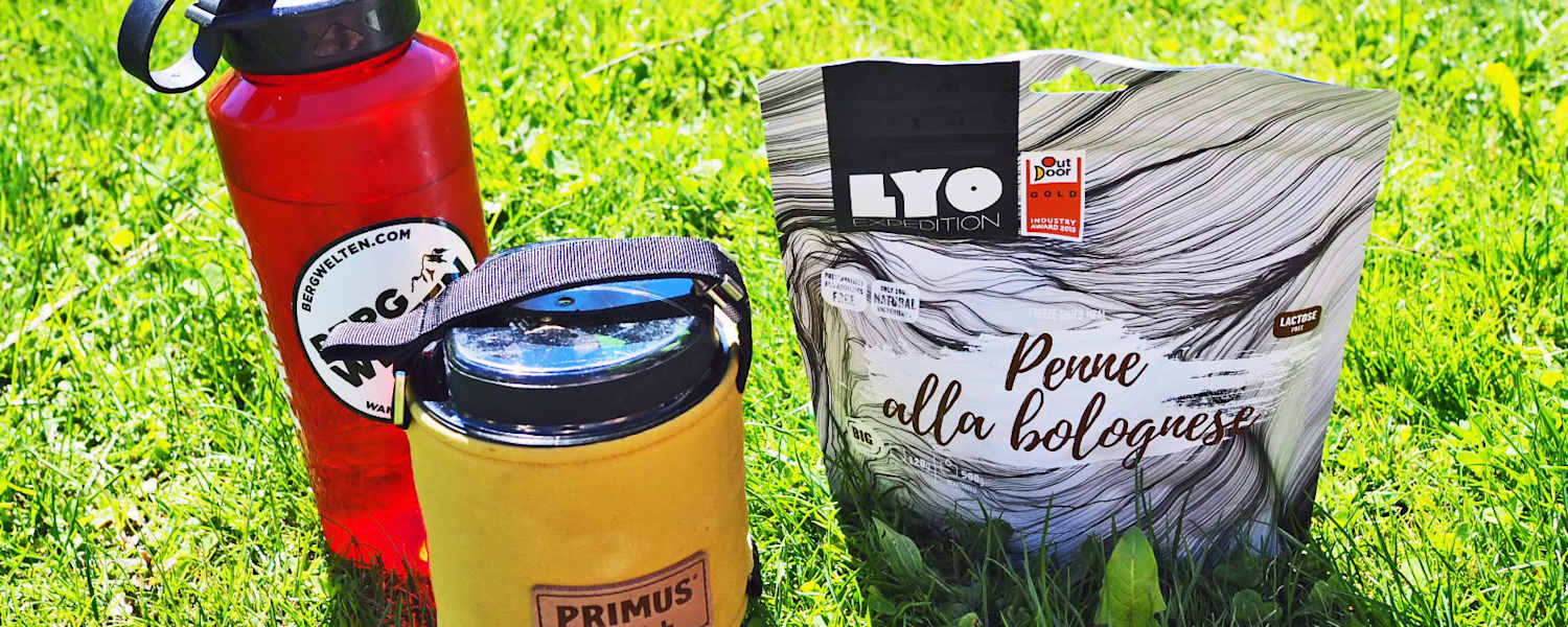 Campingausrüstung mit geringem Packmaß