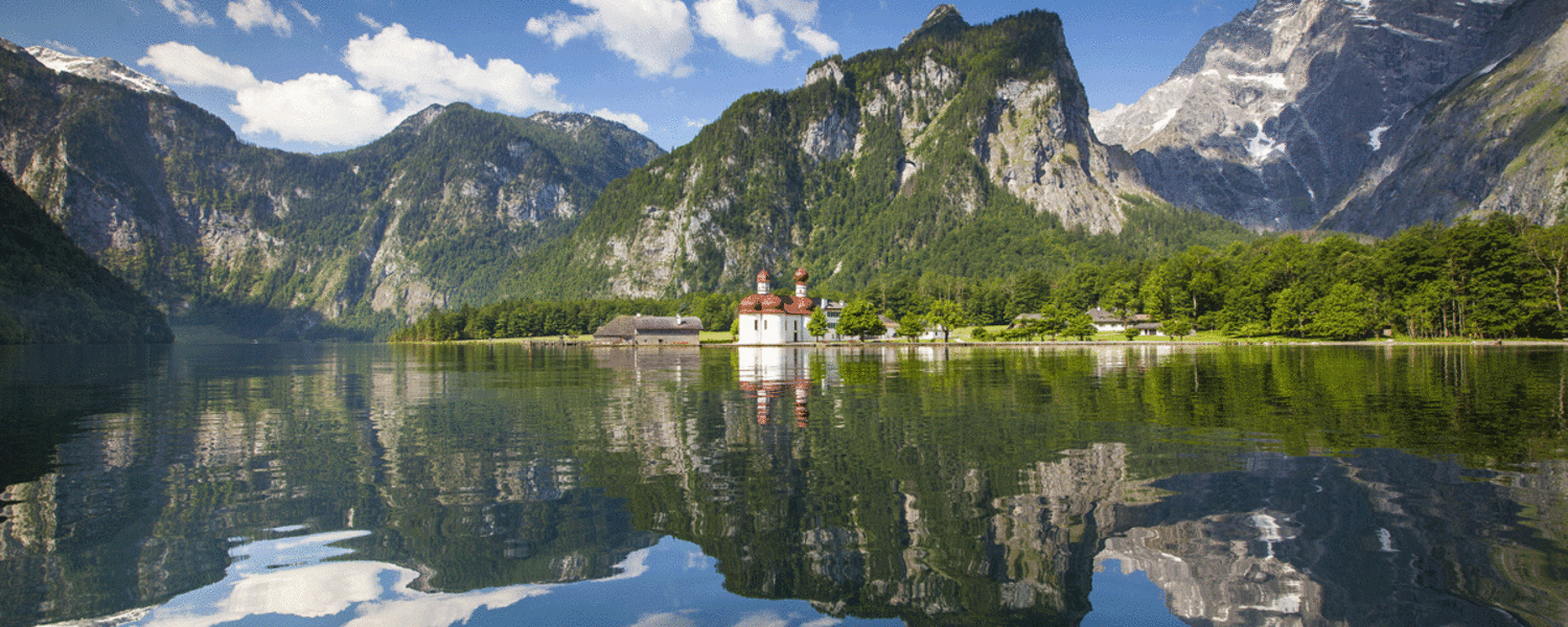 An Schönheit ist das Berchtesgadener Land kaum zu übertreffen. Der Königssee mit dem Steinernen Meer im Hintergrund.