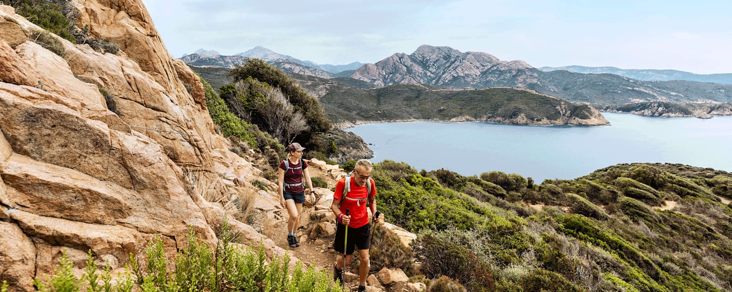 Wanderung Korsika in der Nähe der Calanques de Piana