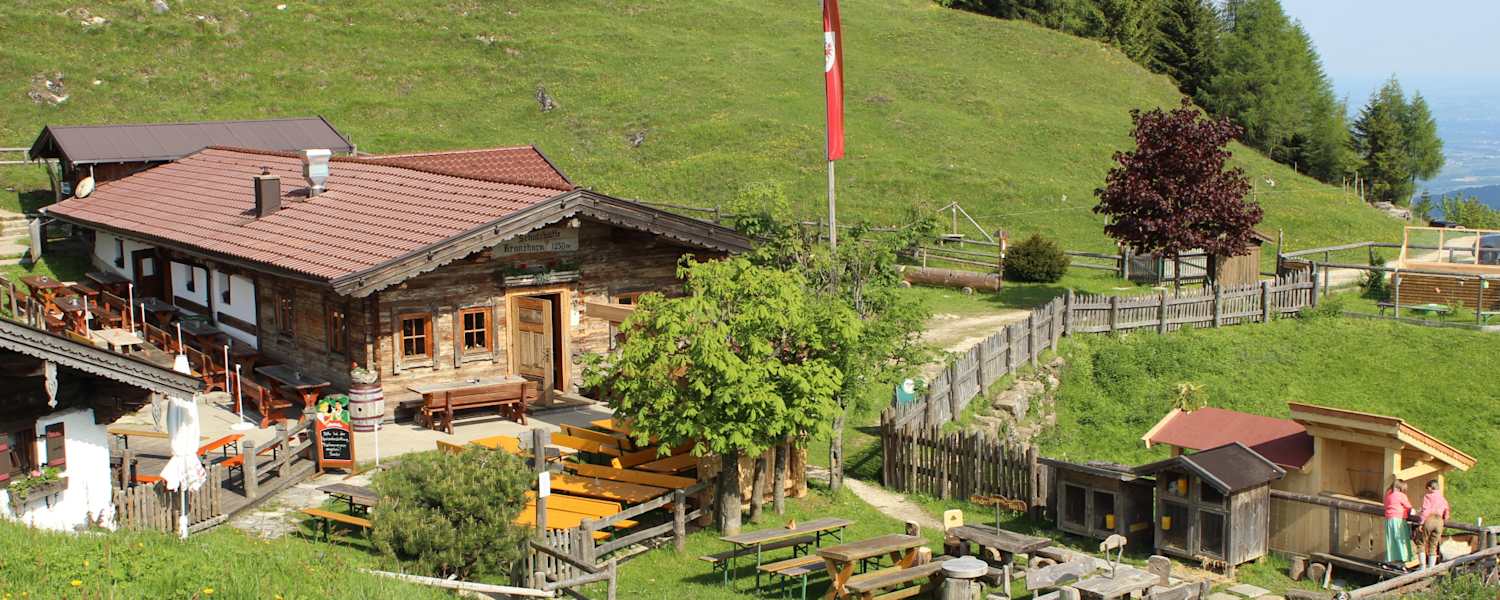 Die kinderfreundliche Kranzhorn Alm in Tirol