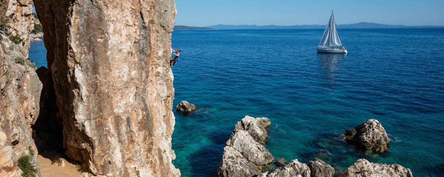 Segeln und Klettern in Kroatien