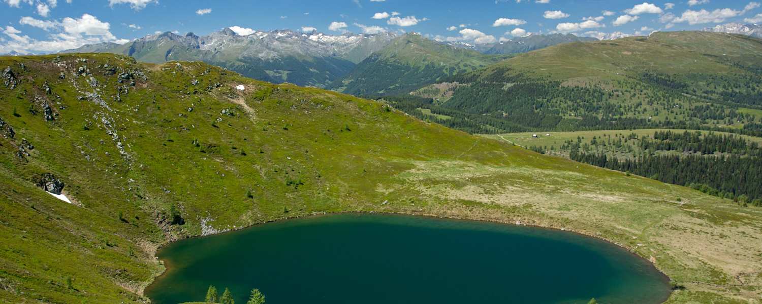 Der Laußnitzsee im Biosphärenpark Nockberge