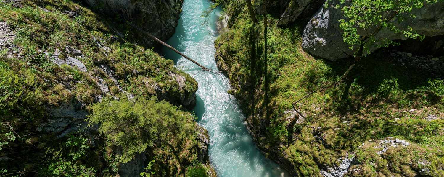 Leutaschklamm zwischen Bayern und Tirol