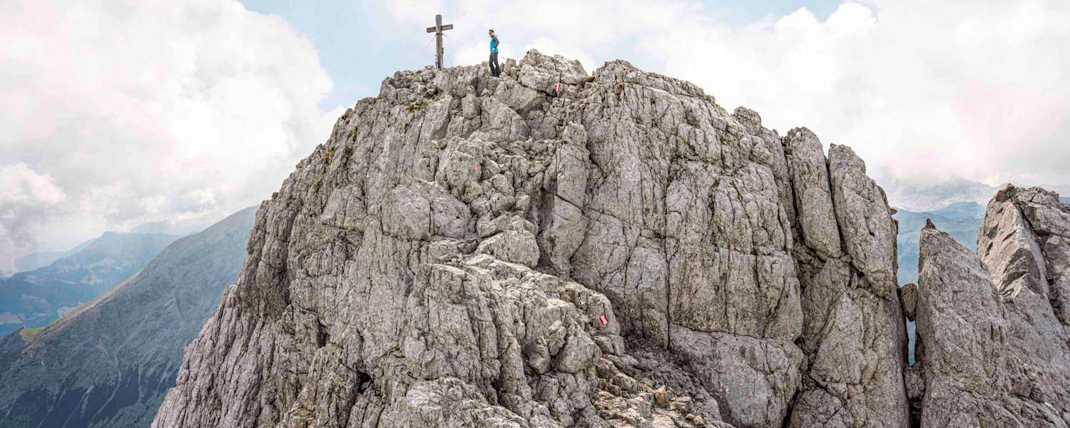 Am Gipfel des Hochkalter