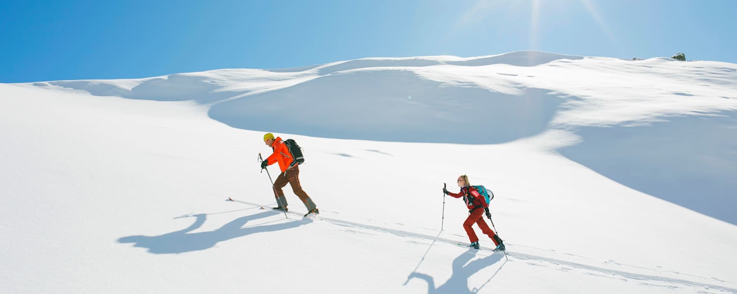 Mit Tourenski im Passiertal
