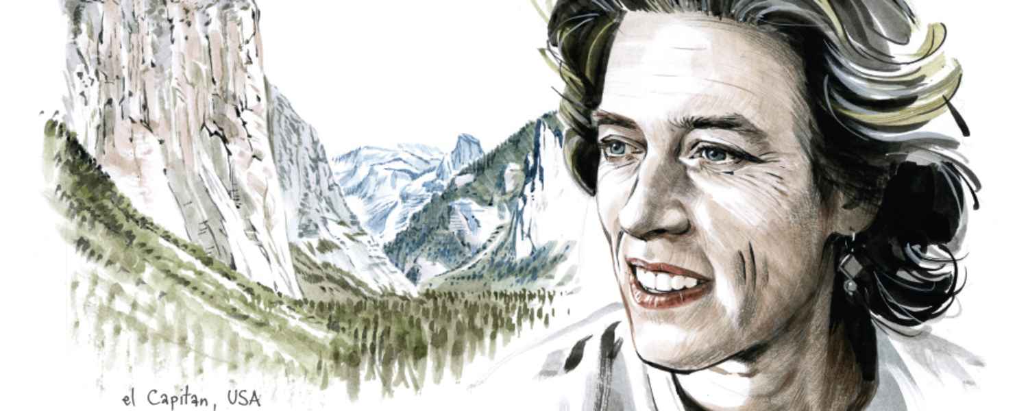 Lynn Hill und der El Capitan mit der „befreiten“ Nose