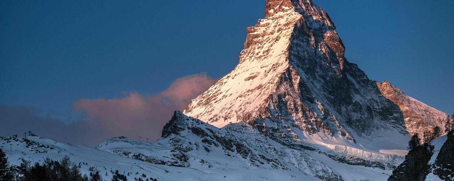 Matterhorn in den Walliser Alpen