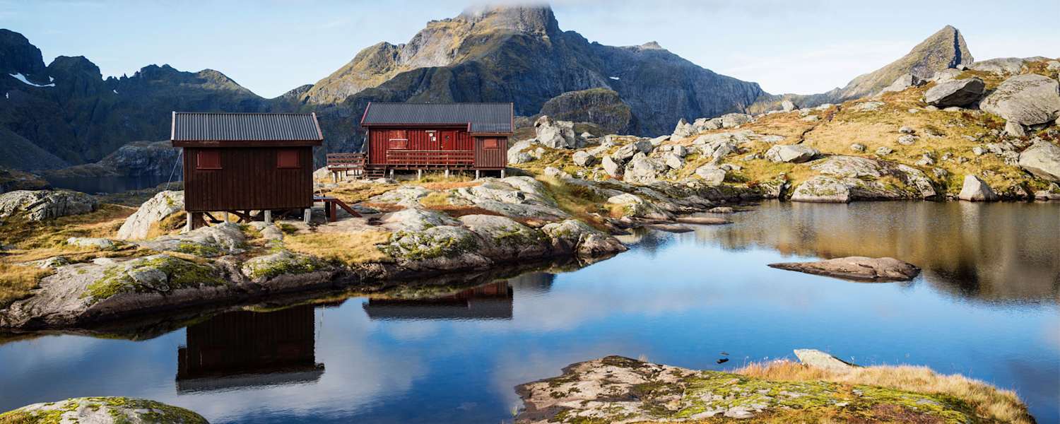 Campen und Klettern auf den Lofoten Norwegen