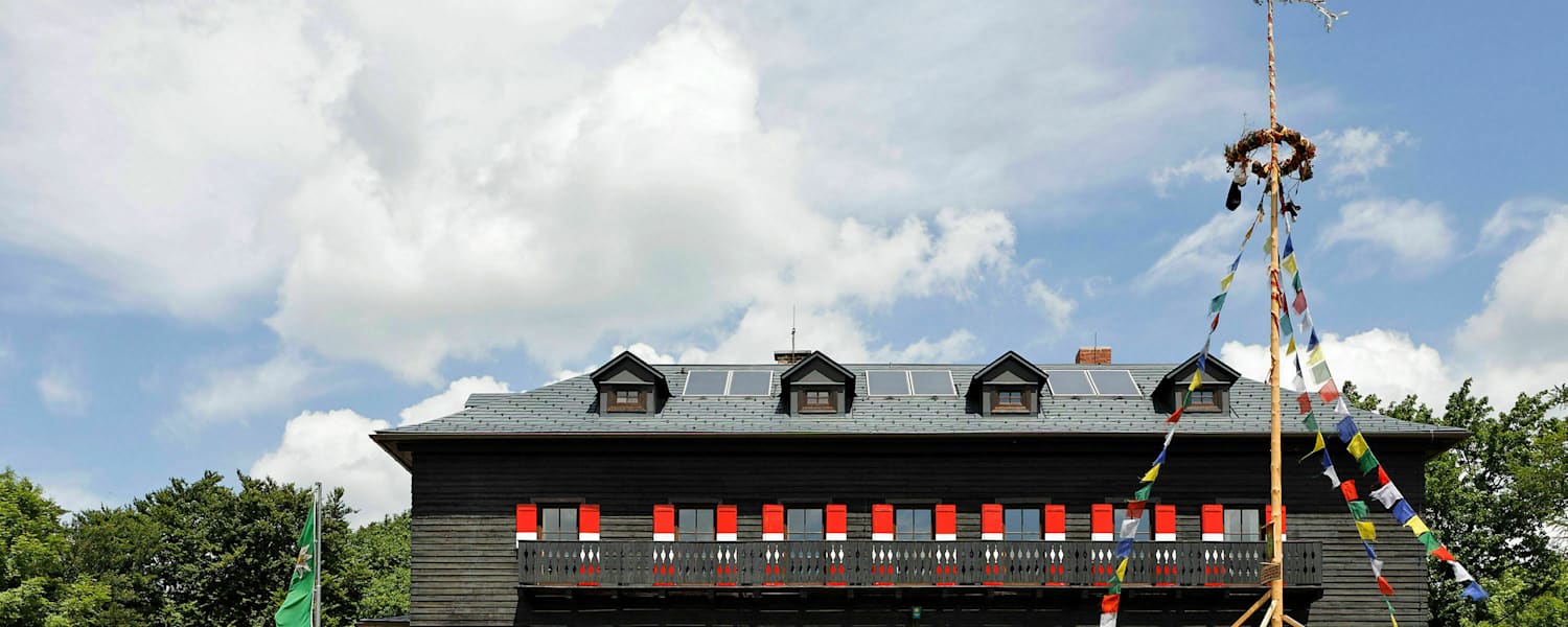 EM-Übertragungen auf Berghütten - Peilsteinhaus