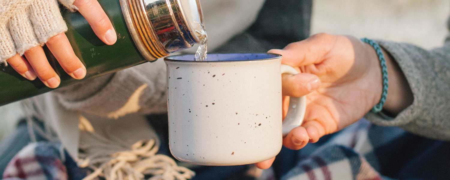 Thermosflasche Wandern