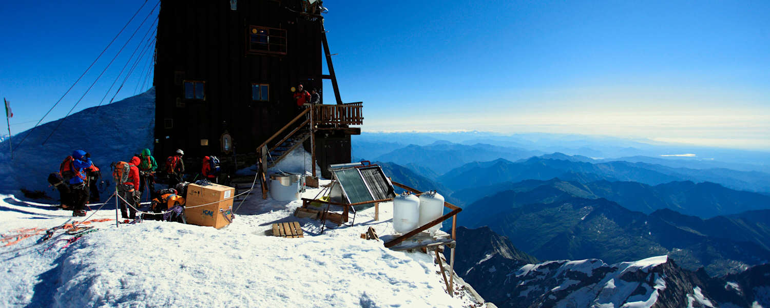 Höchste Hütte Europas: Capanna Margherita auf 4.554 m