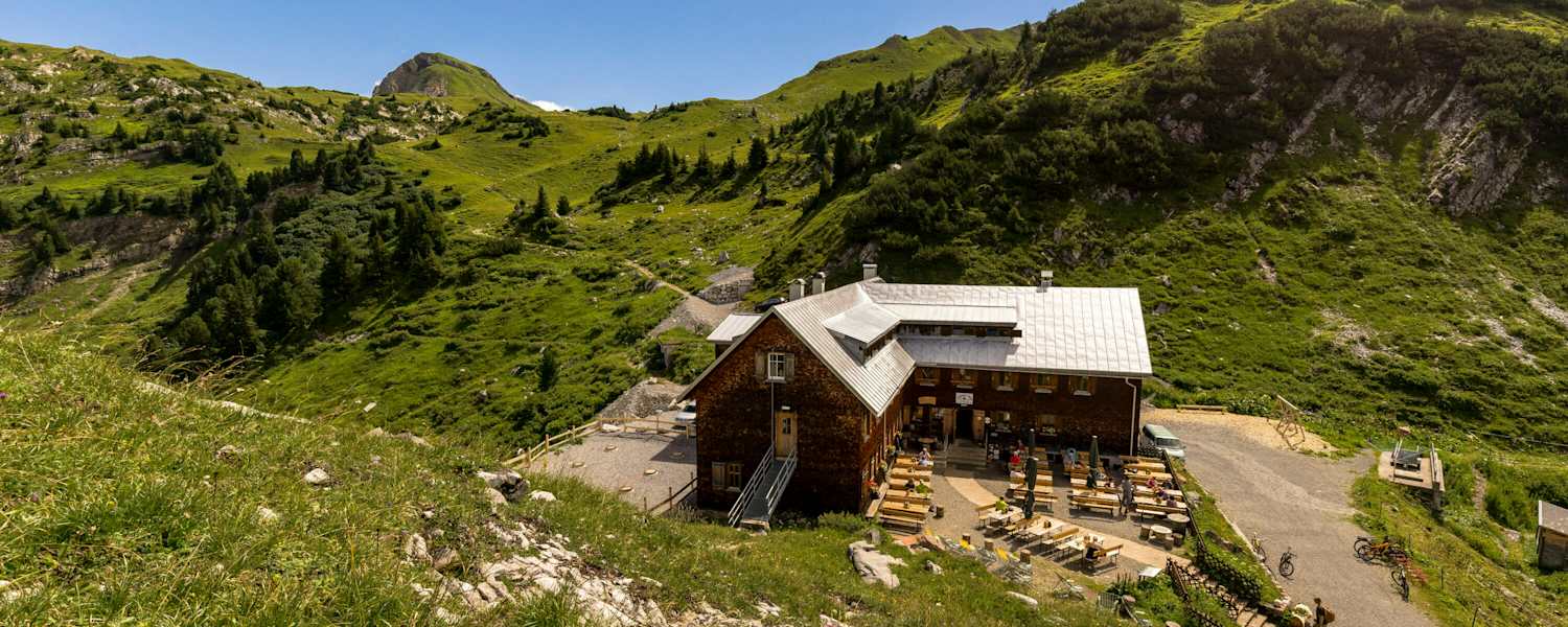 Freiburger Hütte im Lechquellengebirge (Vorarlberg)