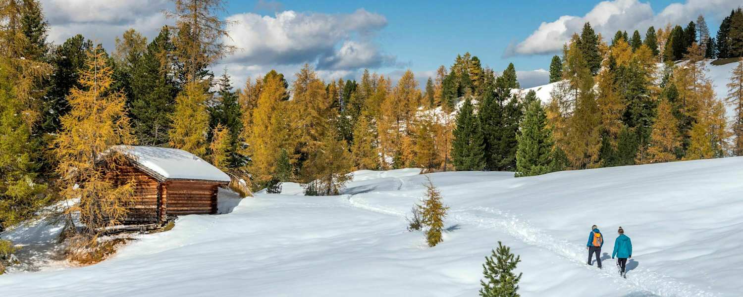Winterwandern in den Südtiroler Dolomiten, Alta Badia