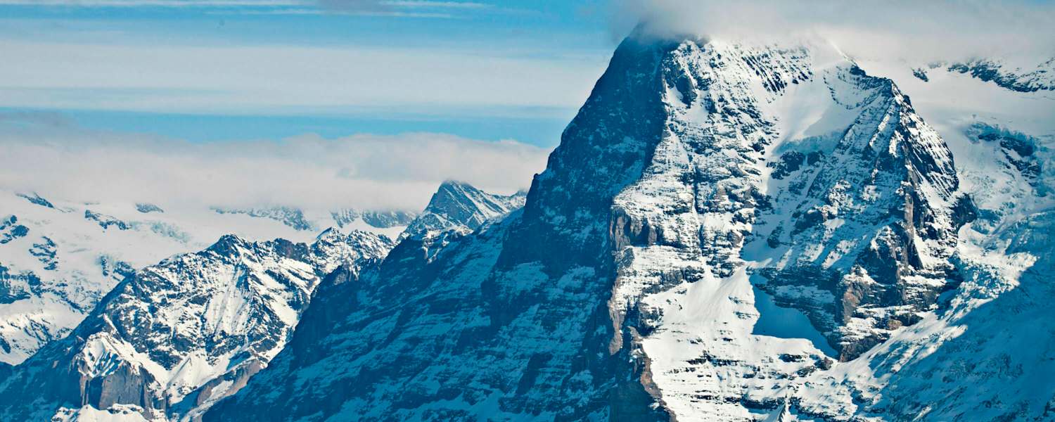 Die Eiger Nordwand im Winter
