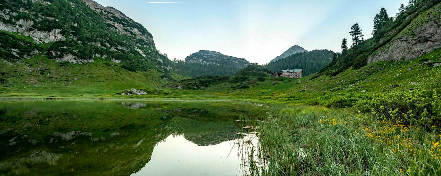 Das Kärlingerhaus am Funtensee in Bayern