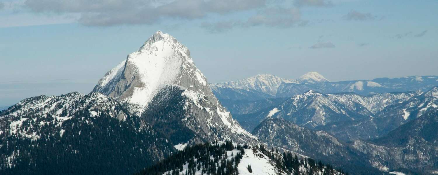 Der Gipfel des Lugauer: Das „Steirische Matterhorn“