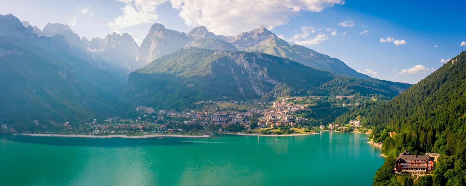 Blick auf den Molvenosee