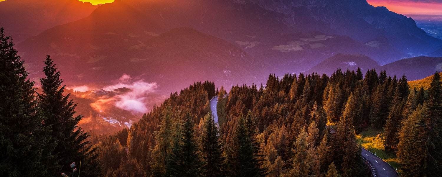 Sonnenuntergang Berchtesgaden