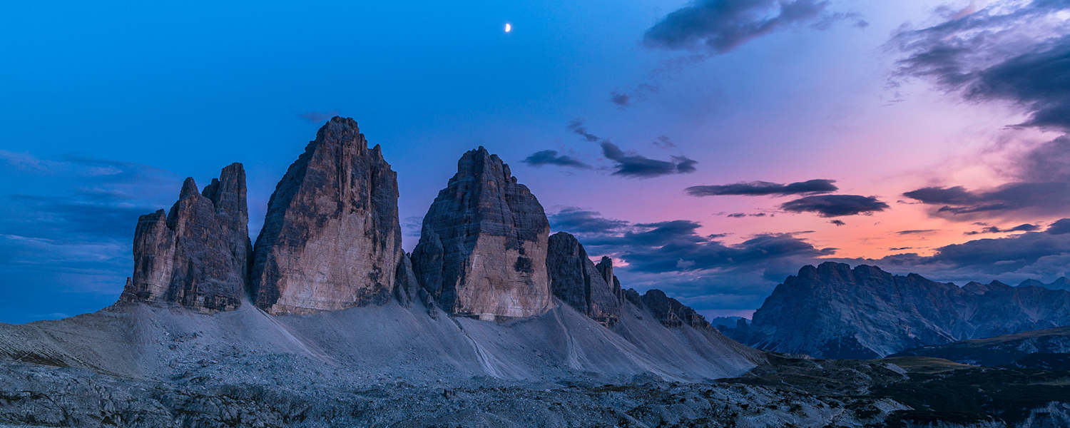 Nordseite Drei Zinnen