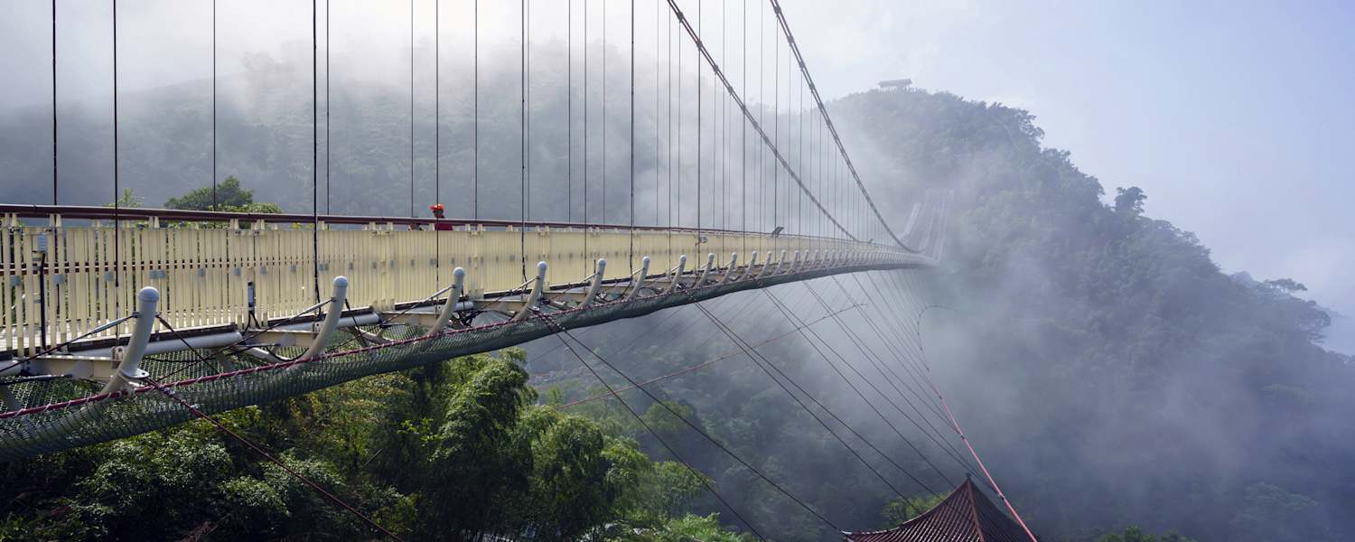 Hängebrücke in Taiwan