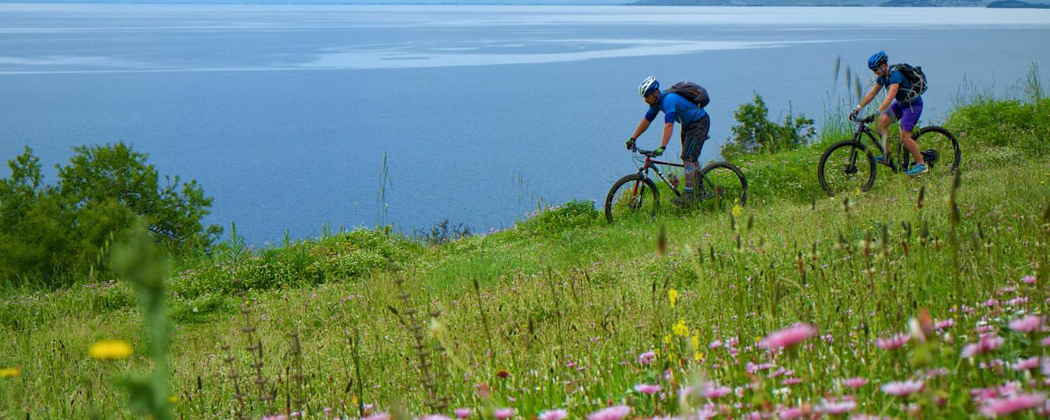 Mountainbike Ohridsee Mazedonien Bergwelten