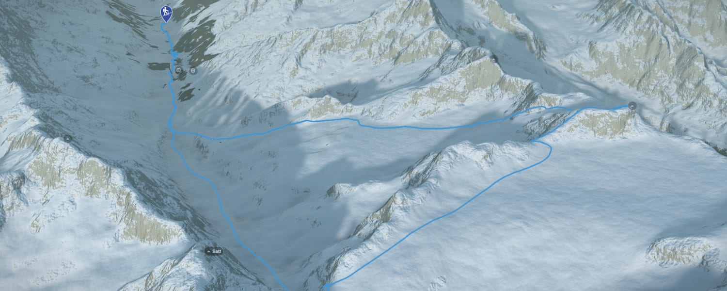 Skihochtour auf das Mittaghorn in den Berner Alpen