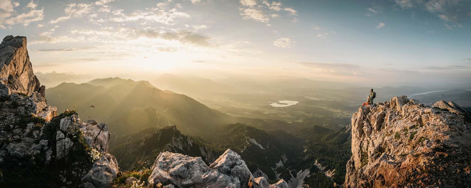 Aussicht über Kärnten vom Mittagskogel aus
