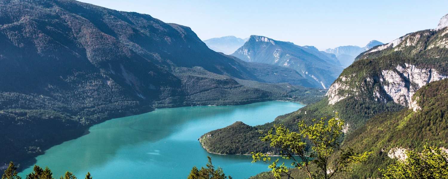 Ausblick auf den italienischen See.