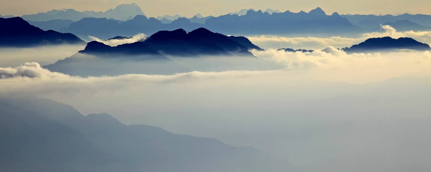 Nagelfluhkette in den Allgäuer Alpen