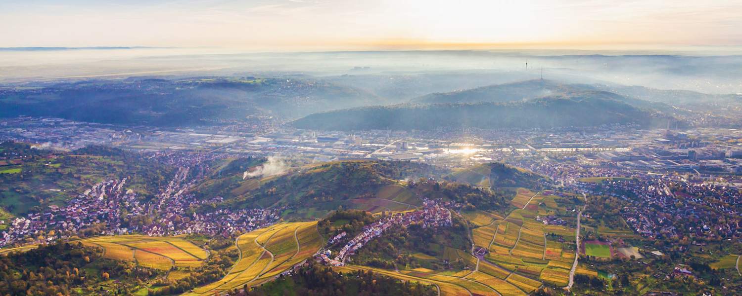 Neckartal: Stuttgart in Baden-Württemberg