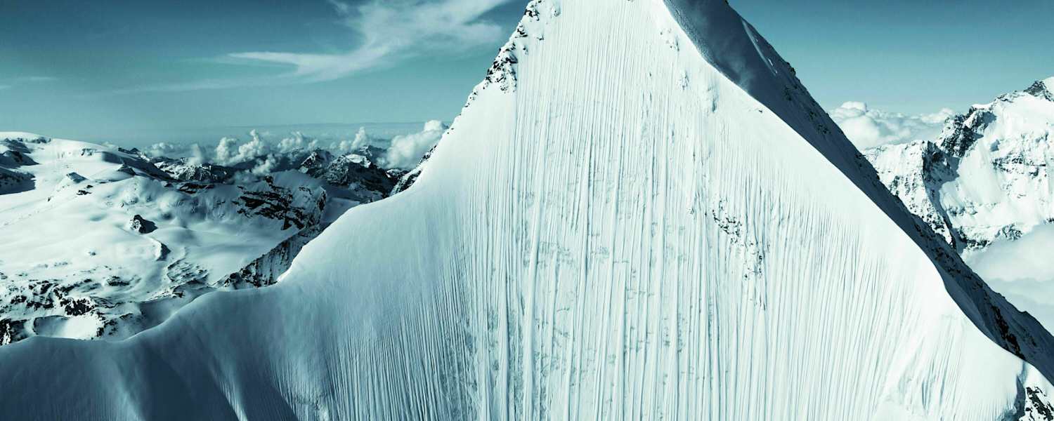 Das Obergabelhorn in den Walliser Alpen