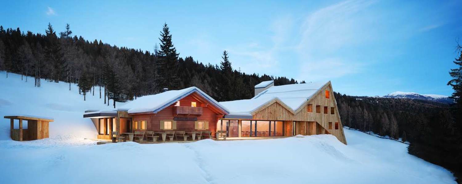 Oberhauserhütte in den Südtiroler Dolomiten