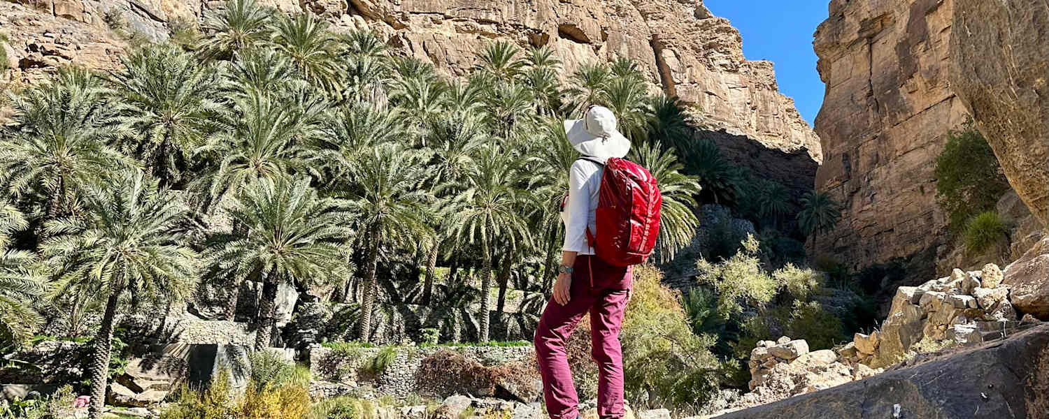 Terrassenfeld im Hadschar-Gebirge