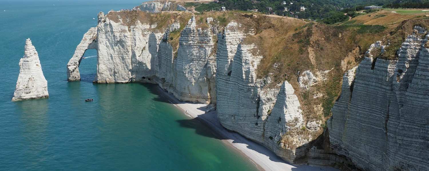 Kreidefelsen beim Badeort Étretat