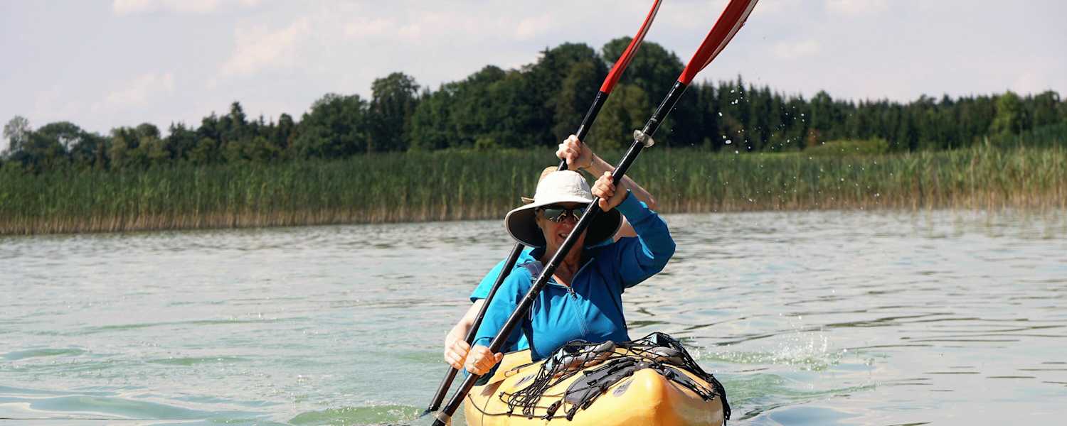 Wassersport: Paddeln auf heimischen Seen und Flüssen