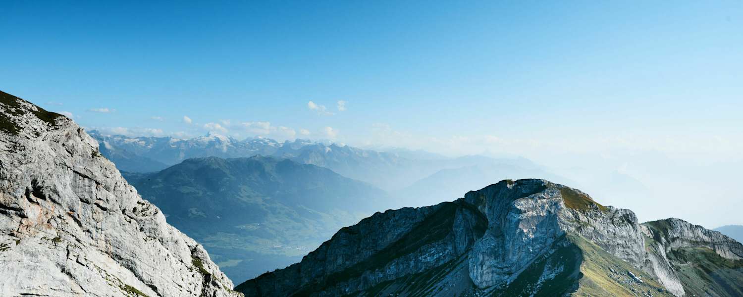 Die Tour zum Pilatus Kulm (2.106 m) bei Luzern wurde im Juli besonders oft geklickt